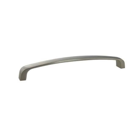 Crown 6-3/4" Modern Cabinet Pull with 6-3/10" Center to Center Satin Nickel Finish CHP81235SN